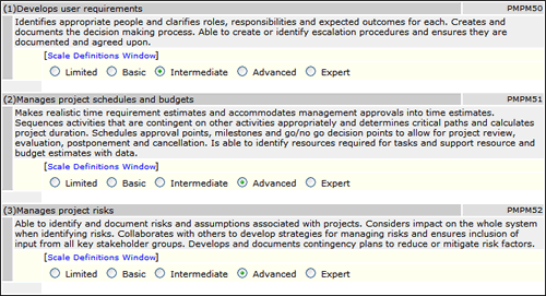 Online skills assessment